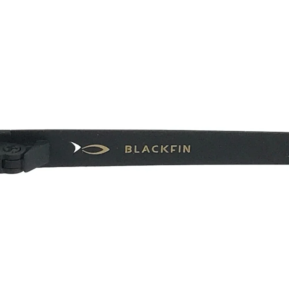 Blackfin Eyeglasses Frames PALOS BF884 COL. 1082 Black Round Full Rim 45-22-145